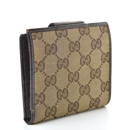 Gucci Monogram D Ring Compact Wallet Dark Brown 3 of 14