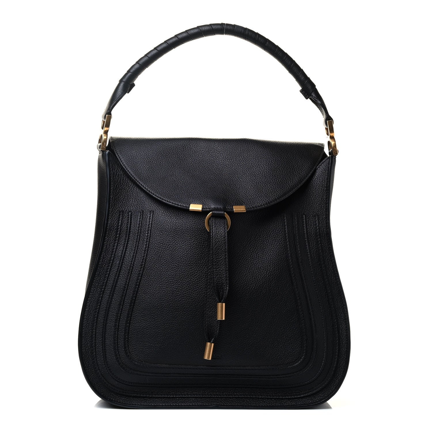 Chloe Calfskin Marcie Hobo Black 1 of 4