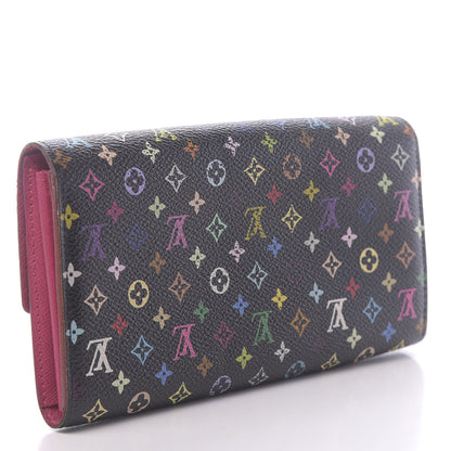 Louis Vuitton Monogram Multicolor Sarah Wallet Black Grenade 3 of 16