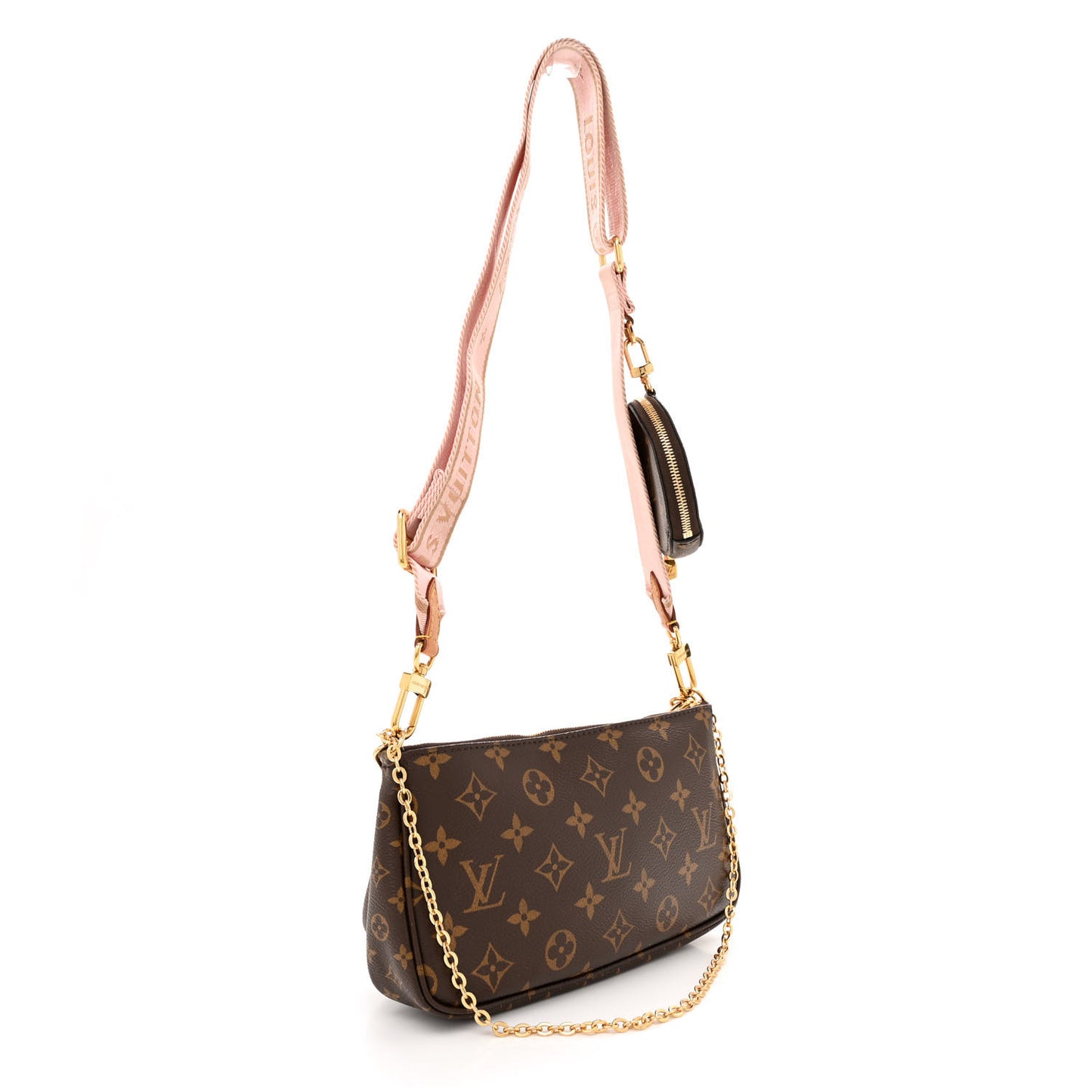 Monogram Multi Pochette Accessories Rose Clair