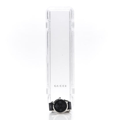 Gucci Stainless Steel Calfskin 38mm G-Timeless Bee Star Hologram Quartz Watch Black 6 of 6