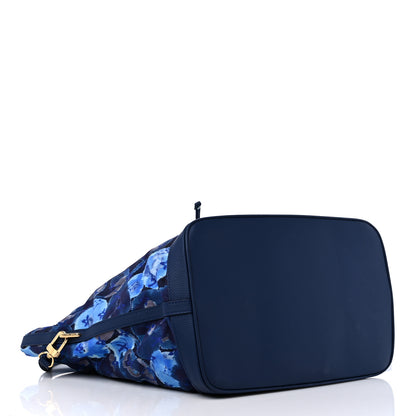 Louis Vuitton Nylon Monogram Ikat Noefull MM Grand Blue 4 of 9