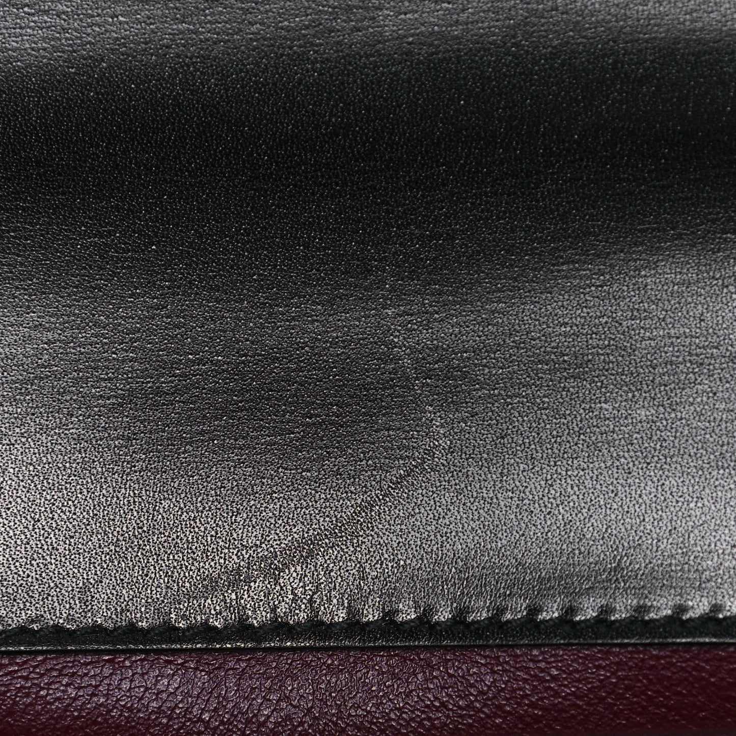 Smooth Calfskin Medium Classic Monogram Cassandra Top Handle Black Rouge Legion