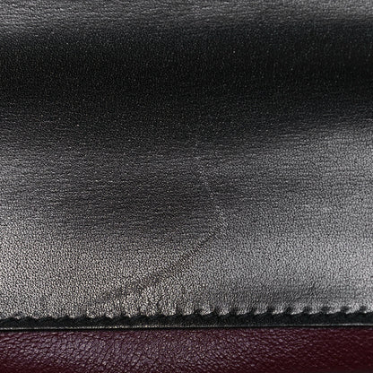 Saint Laurent Smooth Calfskin Medium Classic Monogram Cassandra Top Handle Black Rouge Legion 12 of 13