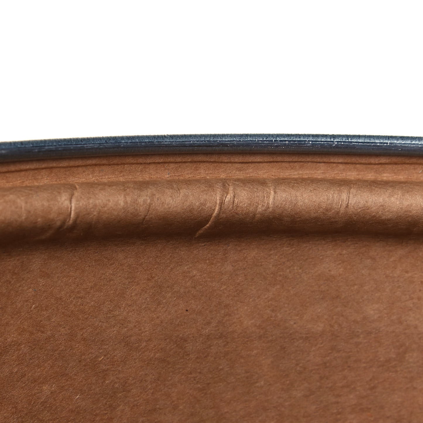 Kraft Paper Metal Canvas Saddle Box Orange