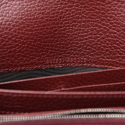 Gucci Dollar Calfskin Crystal Mini Dionysus Chain Wallet Vintage Bordeaux 7 of 12