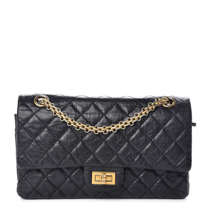 Chanel Aged Calfskin Quilted 2.55 Reissue 225 Flap Black 1 of 10