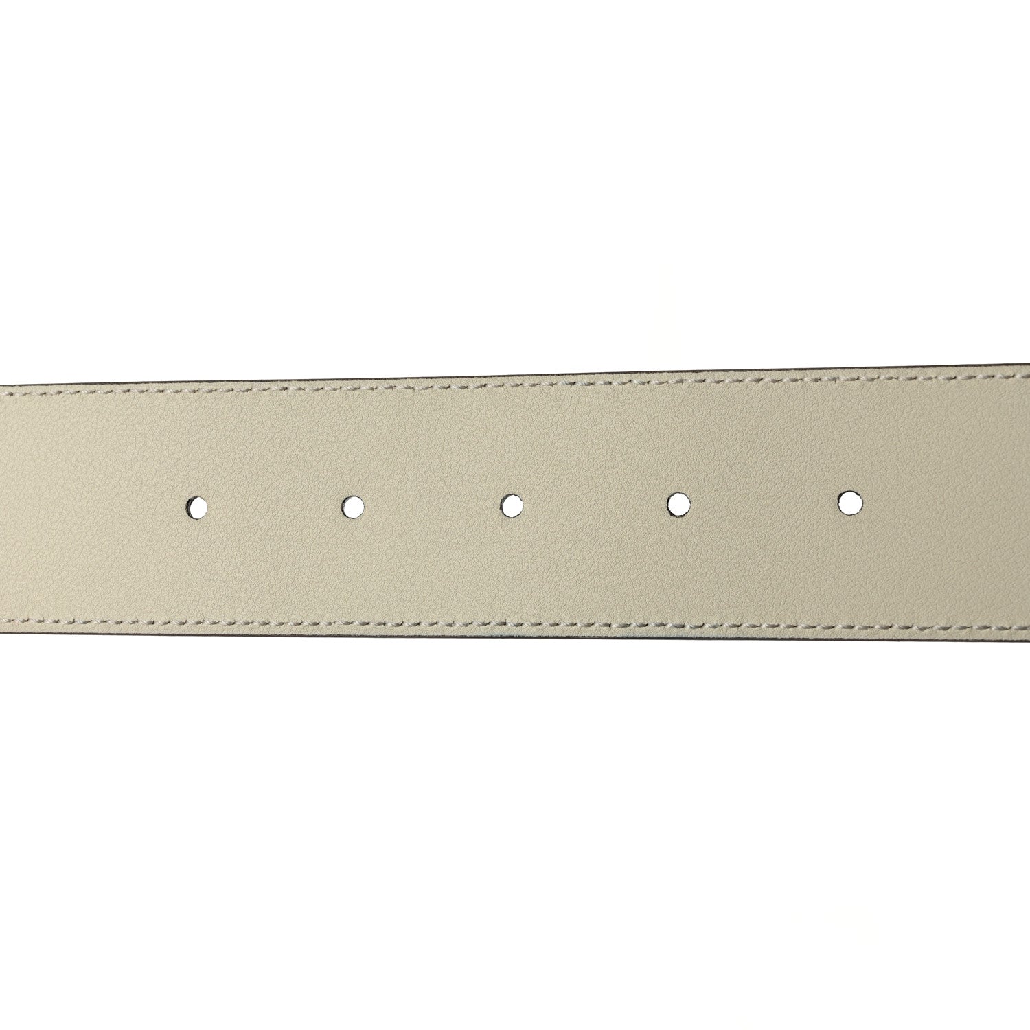 Gucci Calfskin Double G 40mm Belt 85 34 Mystic White 5 of 6