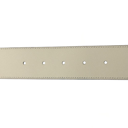 Gucci Calfskin Double G 40mm Belt 85 34 Mystic White 5 of 6