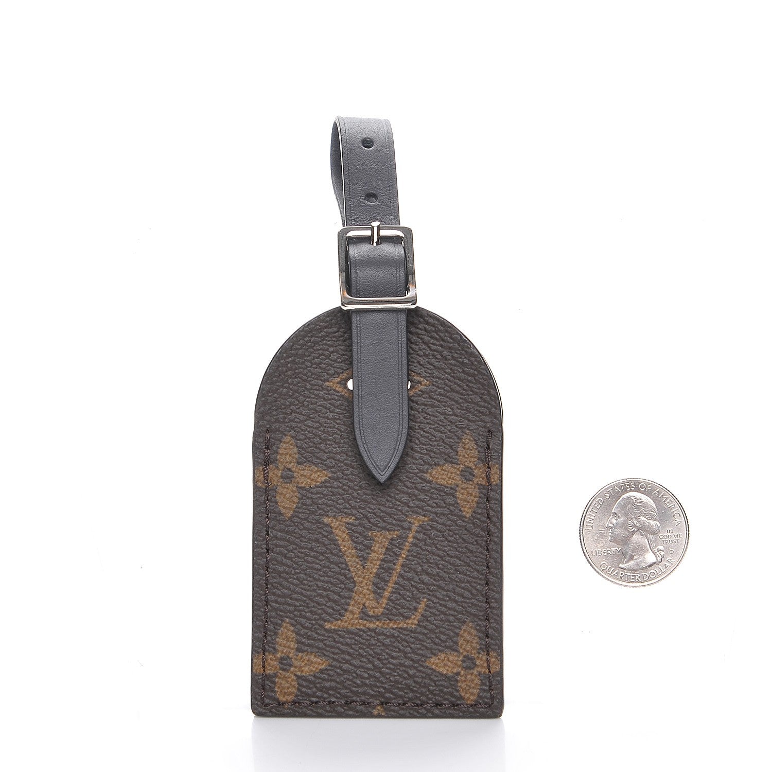 Louis Vuitton Monogram Luggage Tag Black 2 of 2
