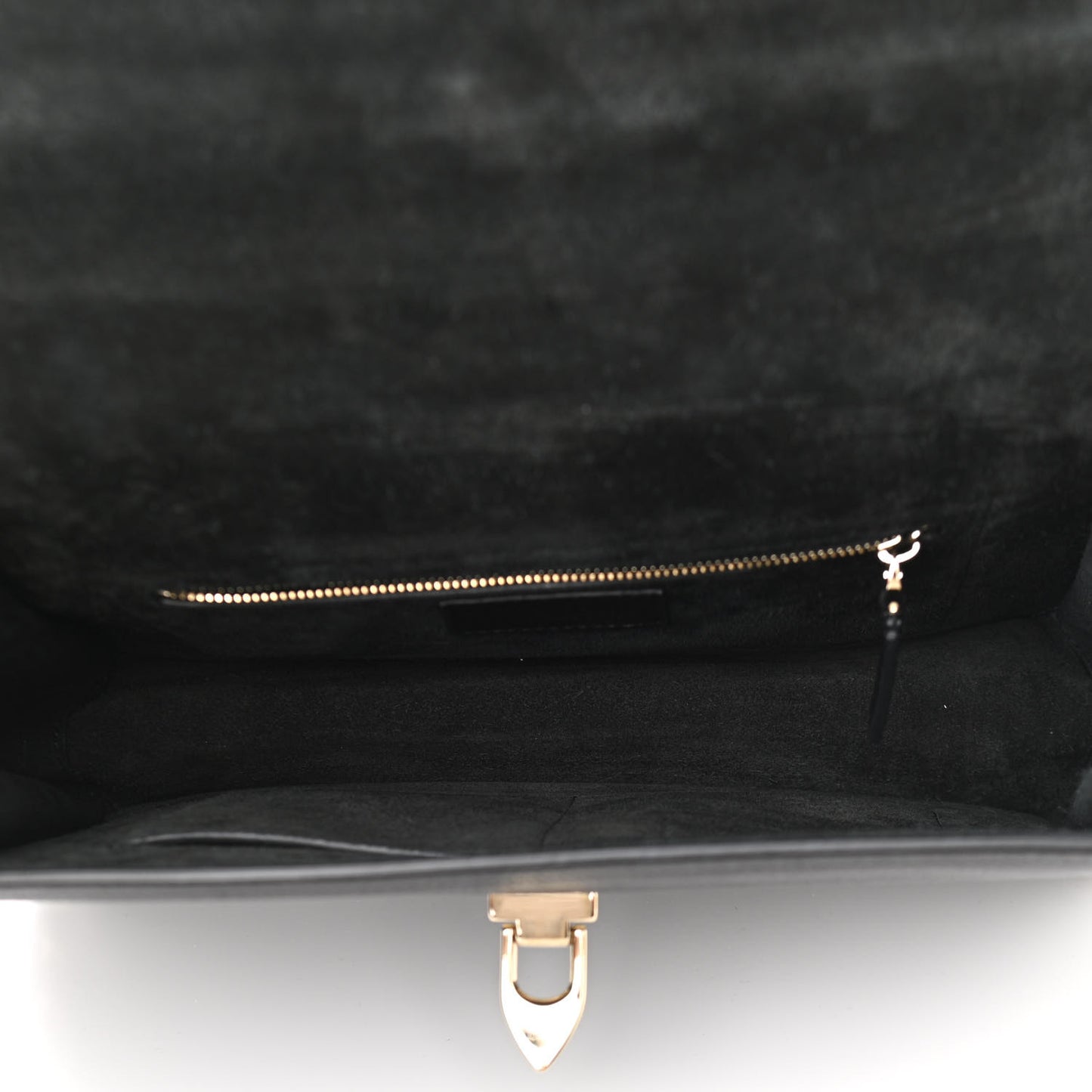 Grained Calfskin Rockstud Top Handle Flap Shoulder Bag Black
