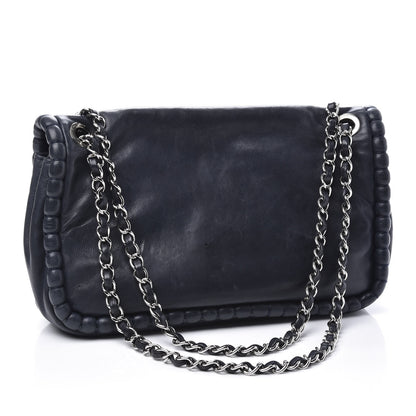 Chanel Calfskin Medium On the Bund Flap Navy 2 of 15