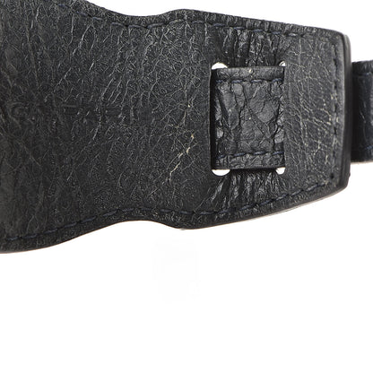 Balenciaga Agneau Arena Giant 12 Gold Hardware Bracelet Anthracite 5 of 6