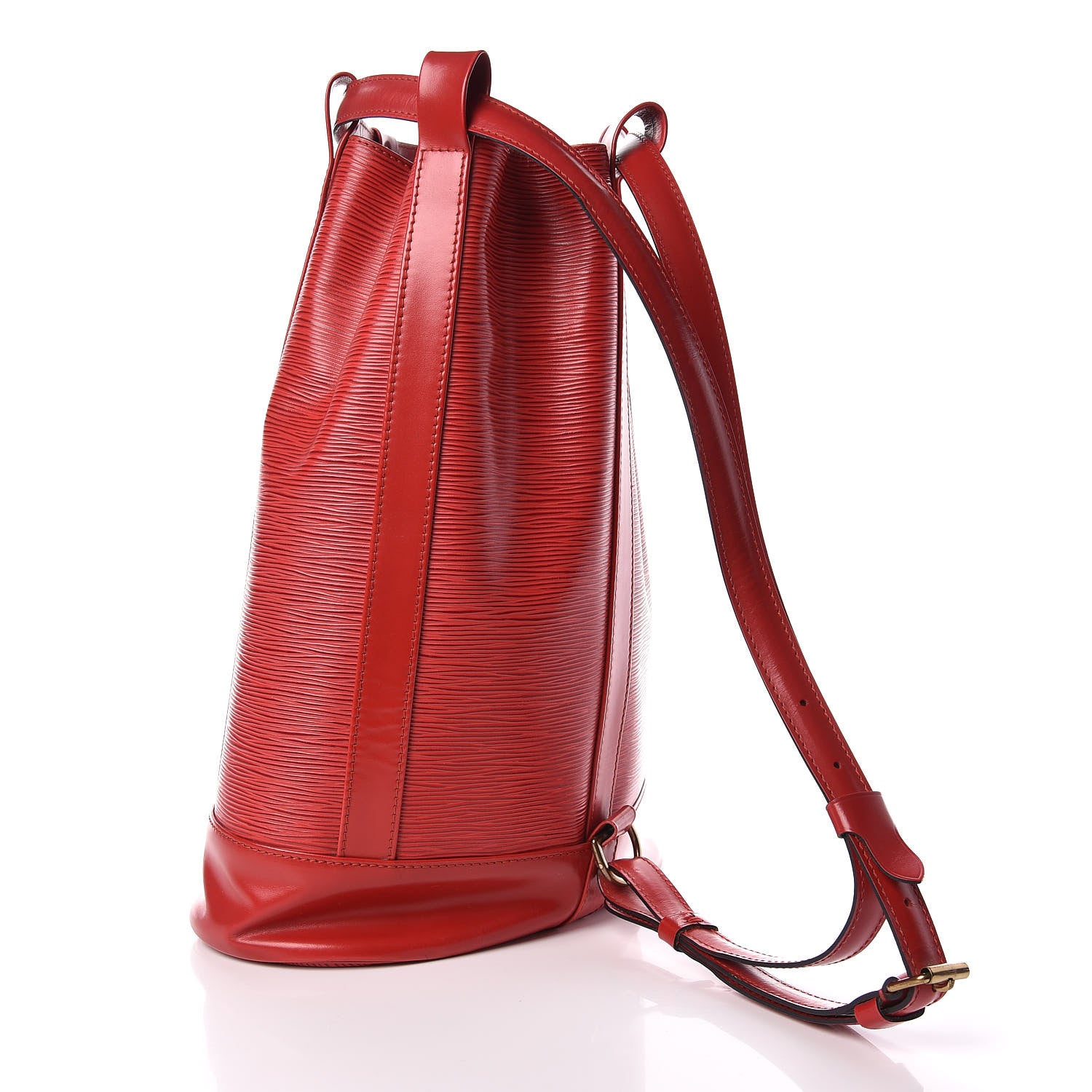 Louis Vuitton Epi Randonnee PM Castillan Red 3 of 10