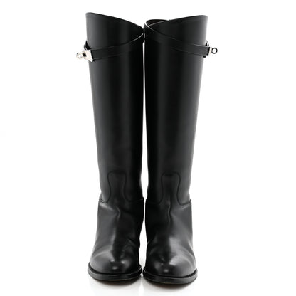 Hermes Box Kelly Jumping Boots 36 Black 2 of 10