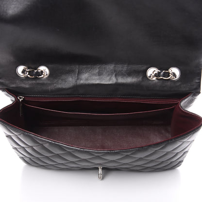 Chanel Lambskin Quilted Jumbo Single Flap Black 5 of 17