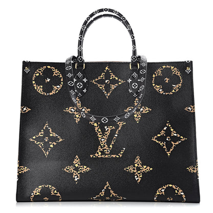 Louis Vuitton Monogram Giant Jungle Onthego GM Black 1 of 10