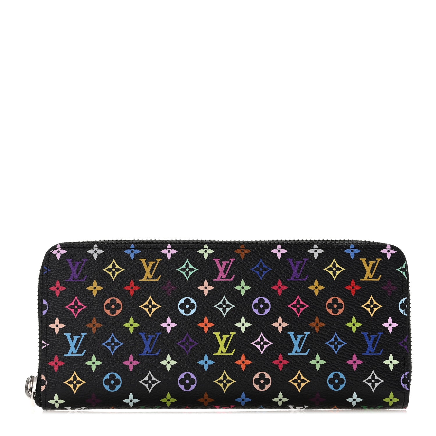 Louis Vuitton LV X TM Monogram Multicolor Clemence Wallet Black 1 of 7
