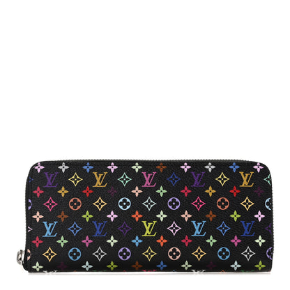 Louis Vuitton LV X TM Monogram Multicolor Clemence Wallet Black 1 of 7