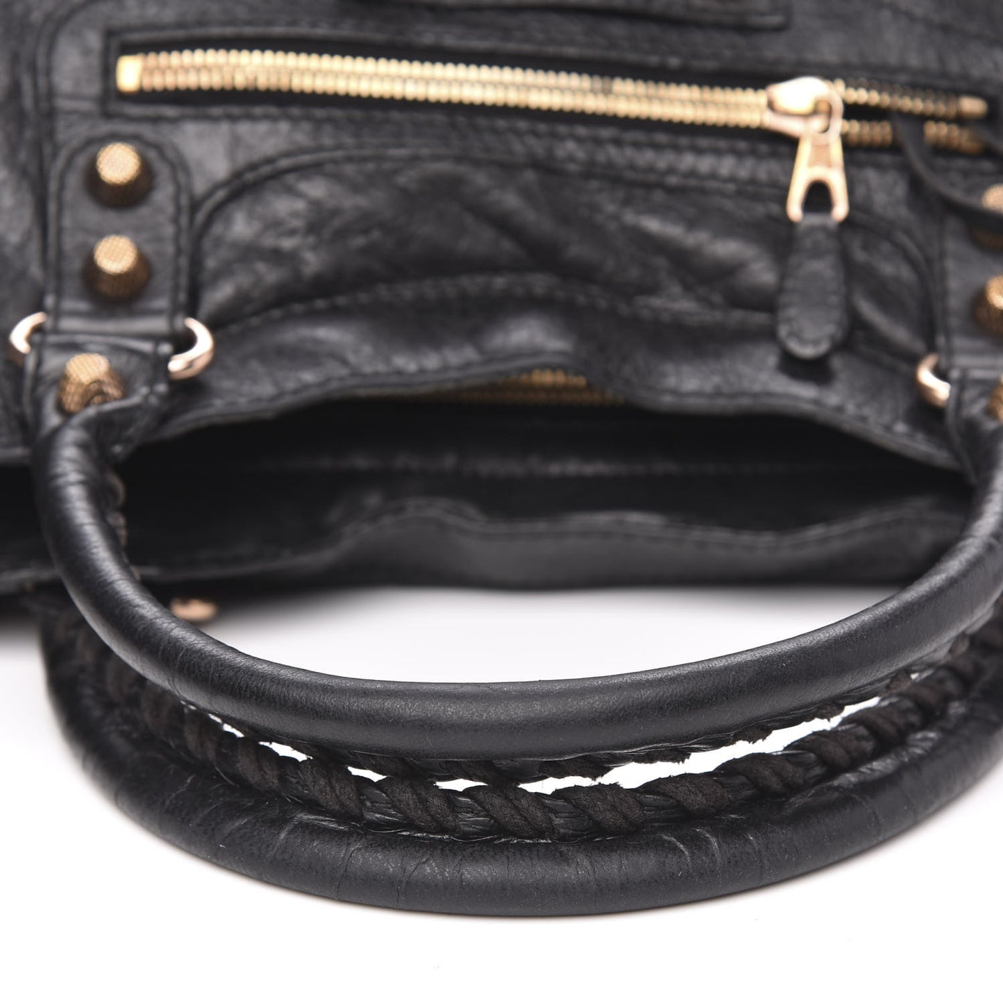 Agneau Giant 12 Rose Gold Hardware Velo Black