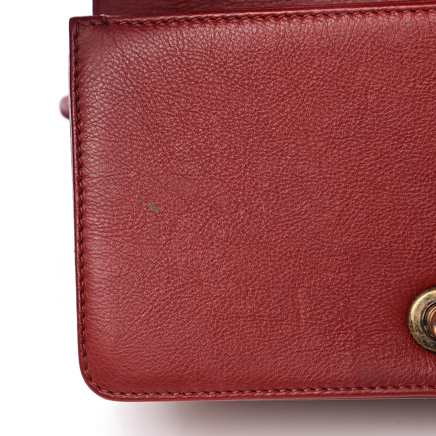 Chanel Goat Hair Small Boy Flap Red 15 of 20