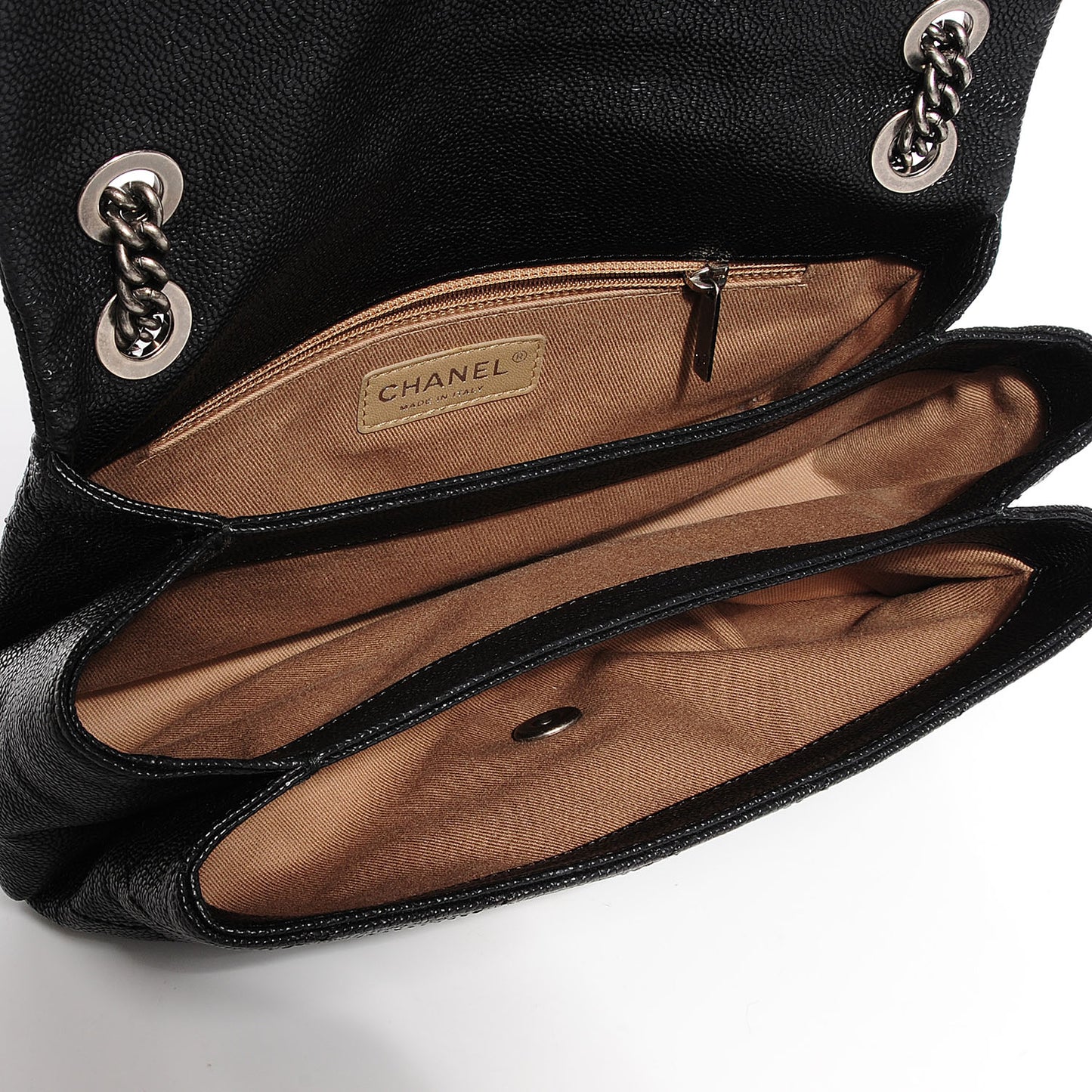 Caviar Medium Simply CC Flap Black