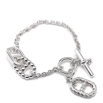 Hermes Sterling Silver Small Parade Bracelet 1 of 4