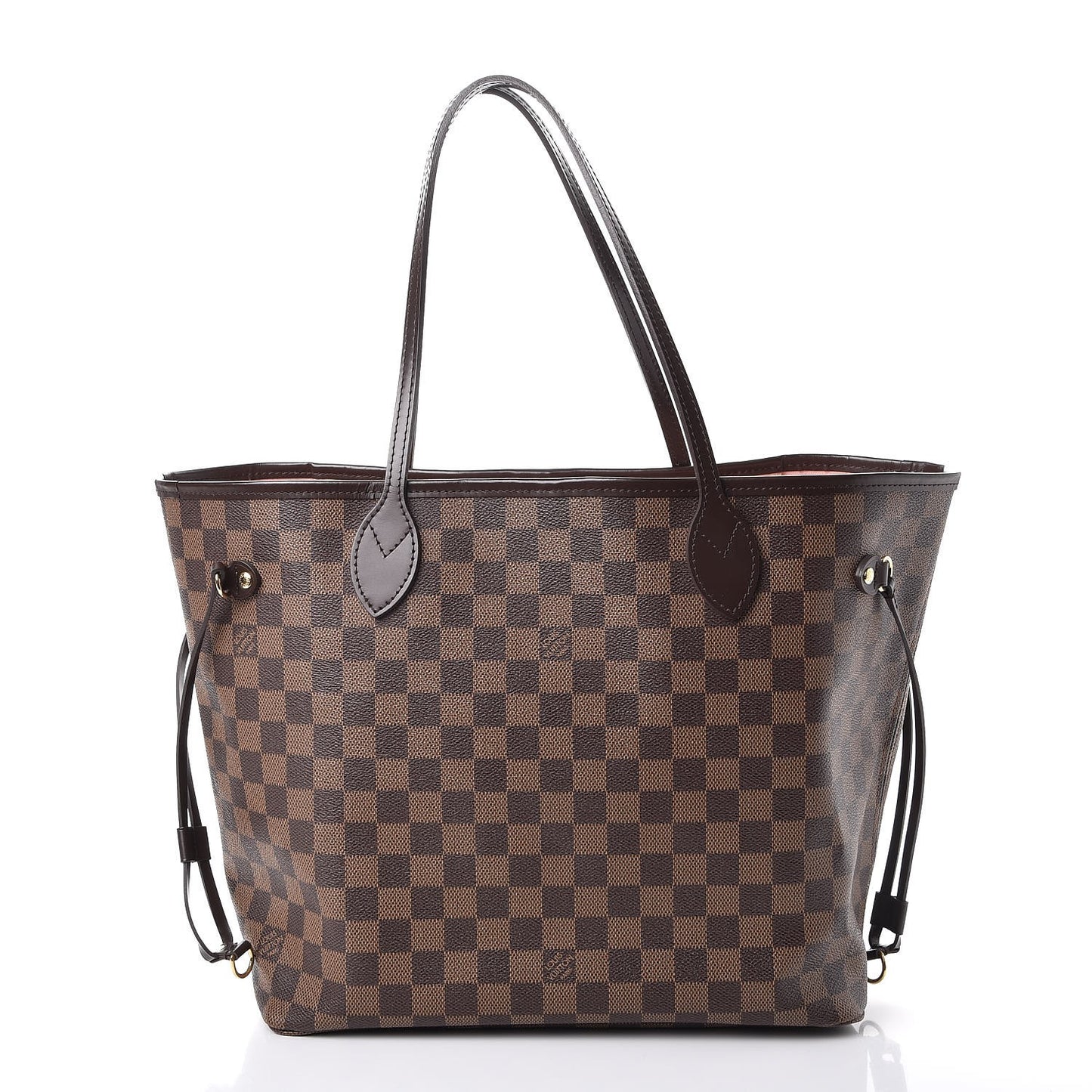 Damier Ebene Neo Neverfull MM Rose Ballerine