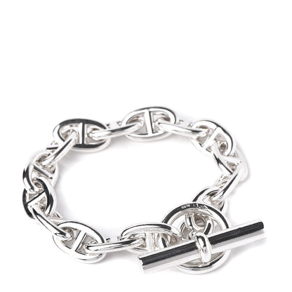 Hermes Sterling Silver Small Chaine D'Ancre Bracelet 1 of 5