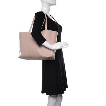Saint Laurent Calfskin Large Shopping Tote Pale Blush 2 of 9