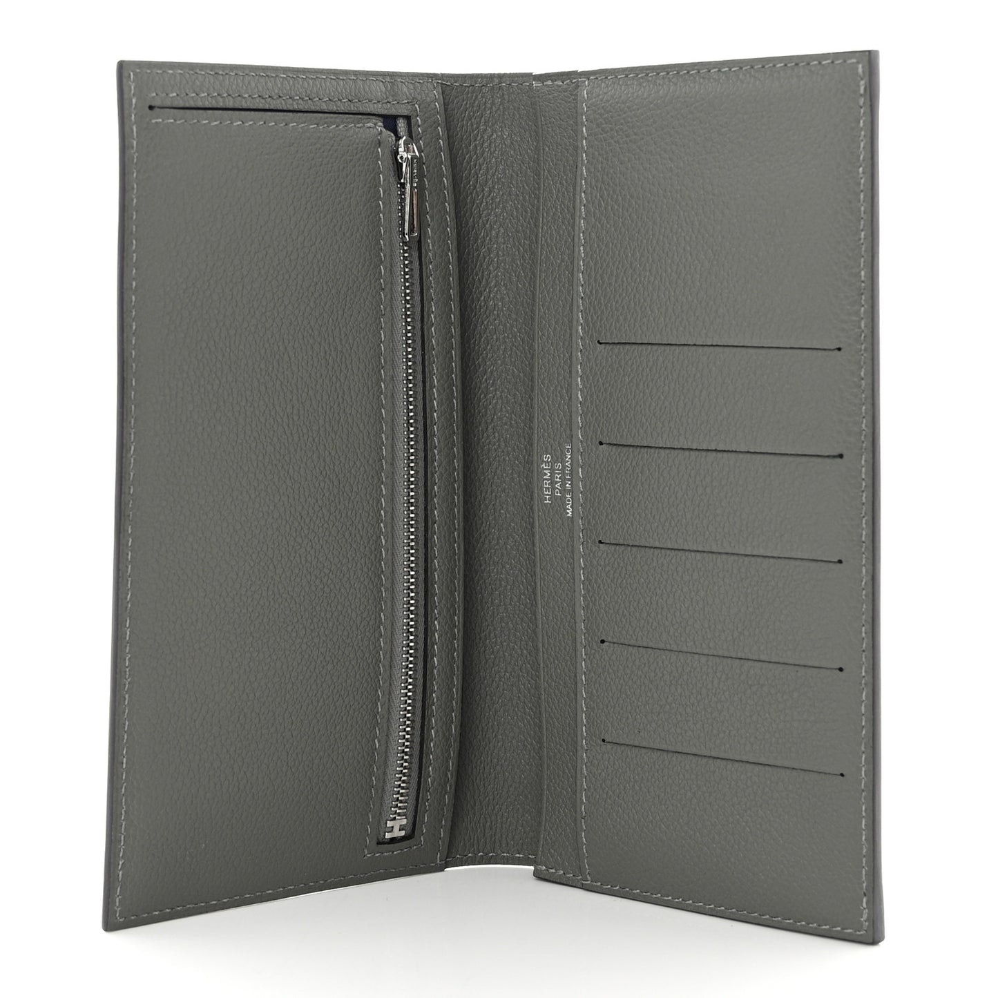 Evercolor Citizen Twill Long Wallet Gris Meyer