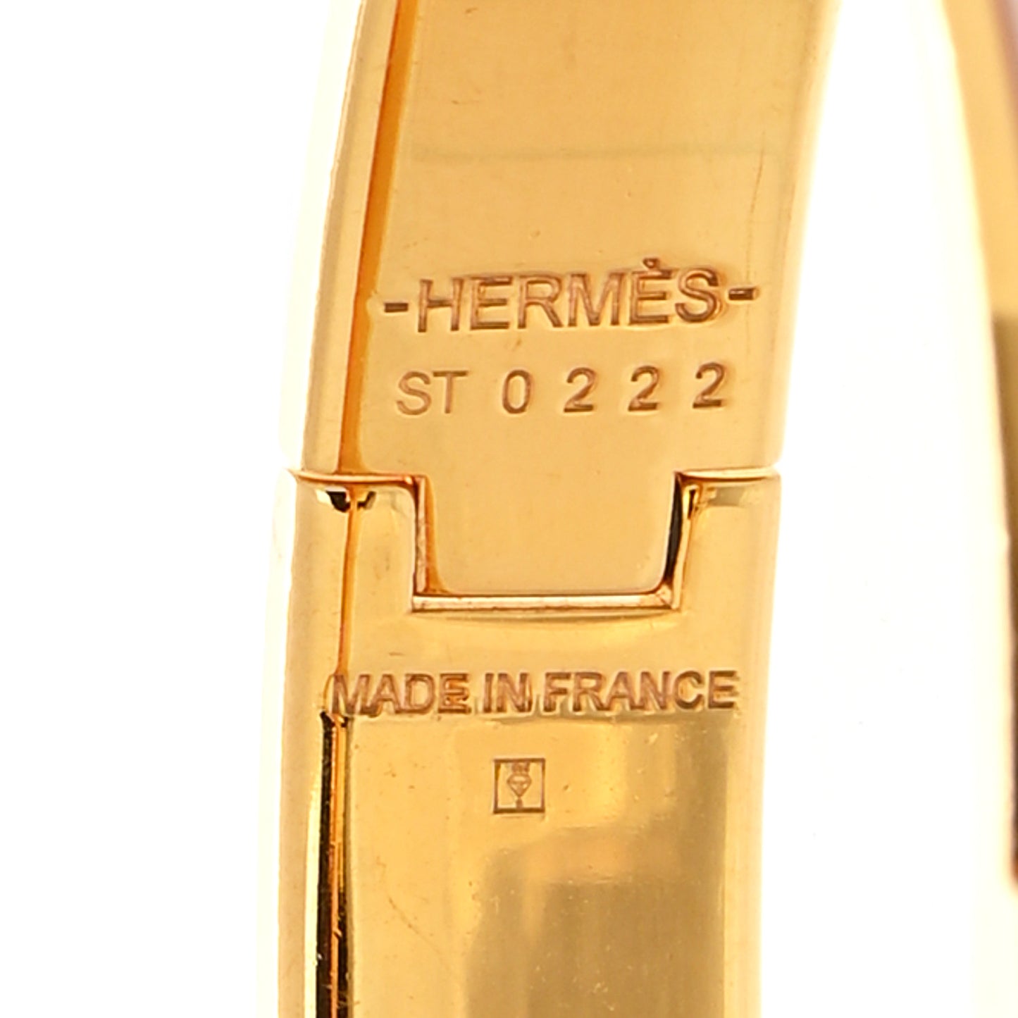 Enamel Narrow Clic Clac H Bracelet PM Rose Candeur