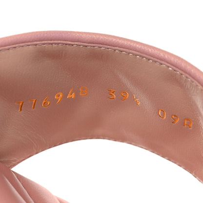 Gucci Nappa Charlotte Double G Marmont Thong Sandals 39.5 Perfect Pink 10 of 11