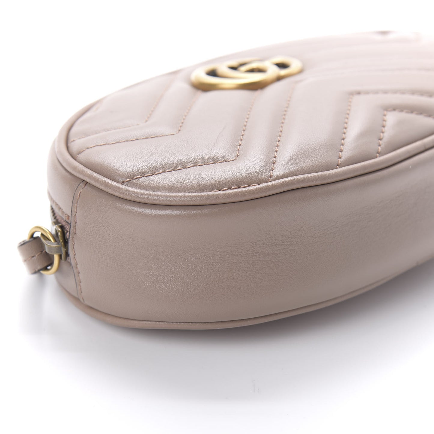 Calfskin Matelasse GG Marmont Belt Bag 95 38 Porcelain Rose