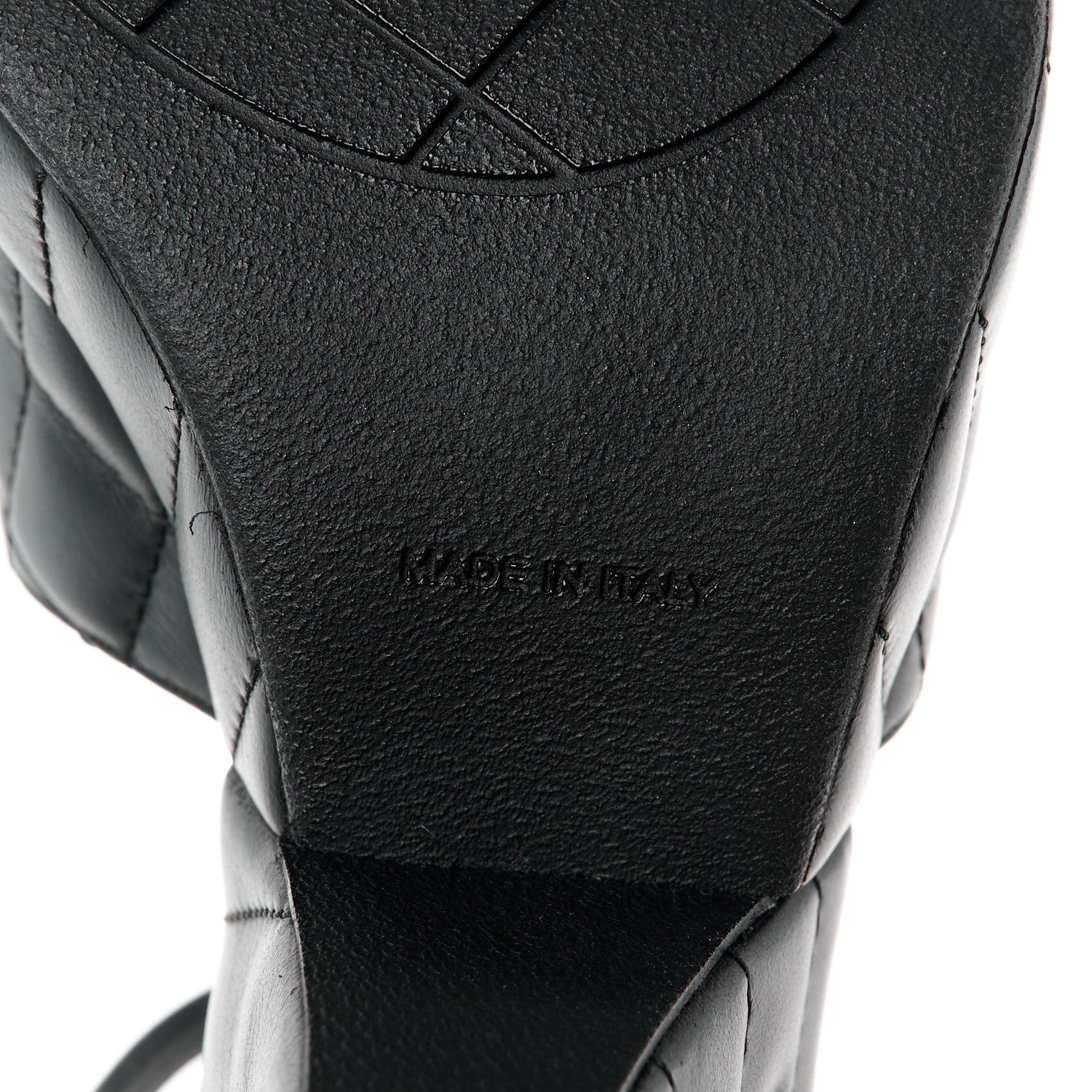 Chanel Lambskin Quilted Peep Toe Wedge Sandals 38.5 Black 6 of 10
