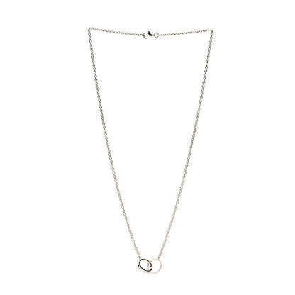 Cartier 18K Pink Gold Interlocking LOVE Necklace 2 of 6
