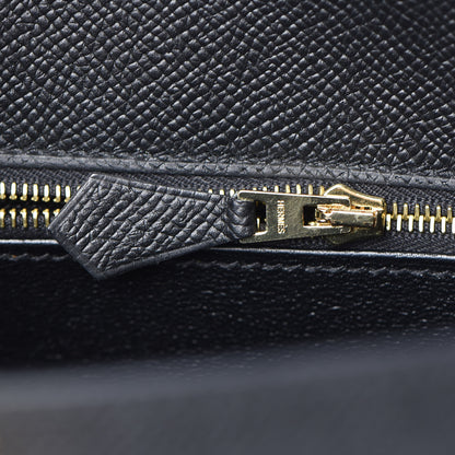 Hermes Epsom Kelly Sellier 25 Black 27 of 37