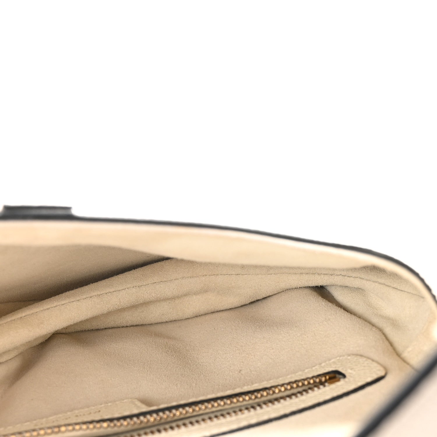Christian Dior Grained Calfskin Saddle Bag White 5 of 9