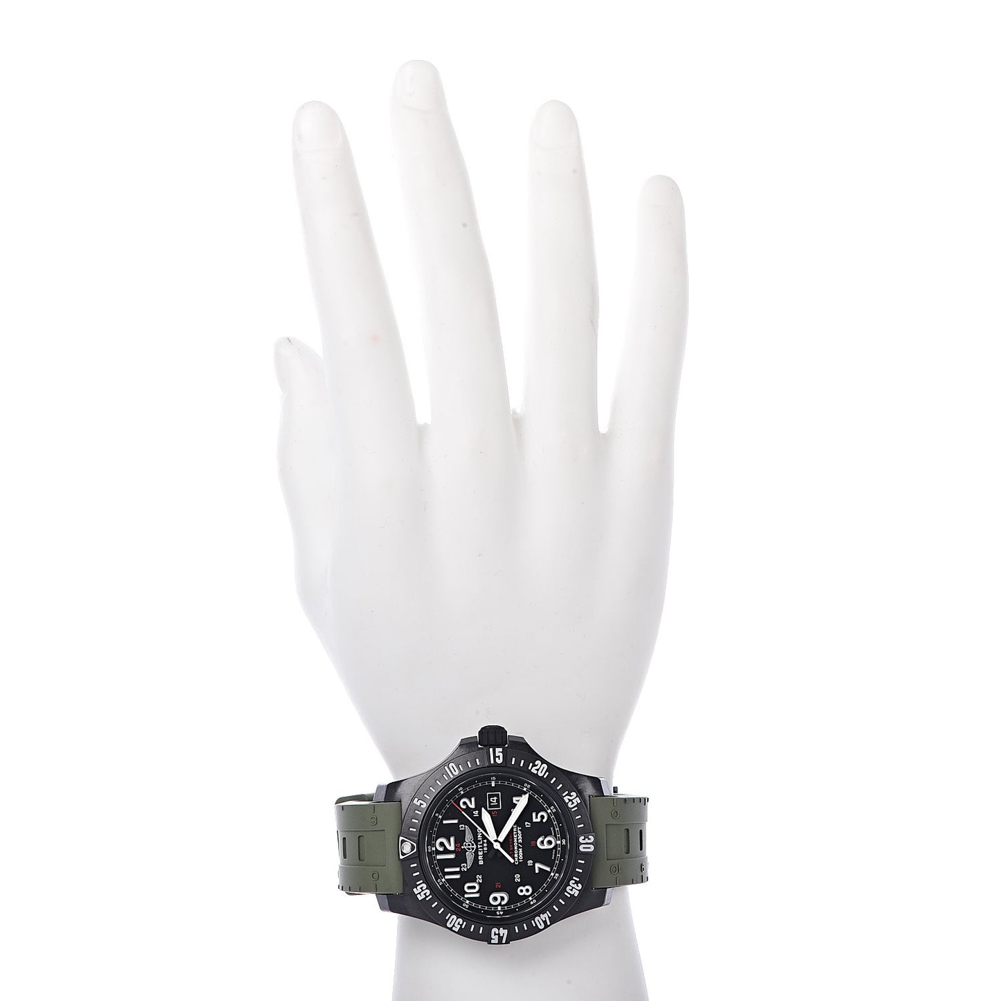 Breitlight Rubber 45mm Colt Skyracer Automatic Watch Green X74320