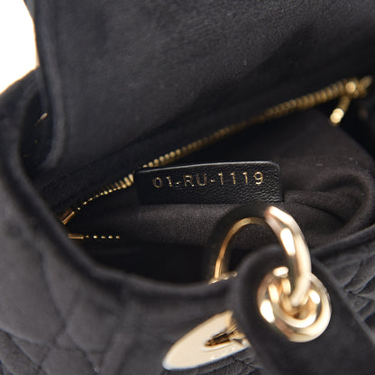 Christian Dior Velvet Mini Lady Dior Black 4 of 10