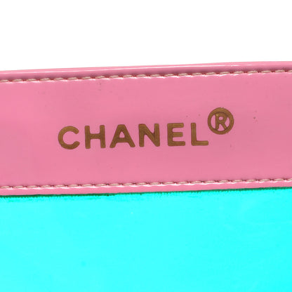 Chanel Vinyl CC Logo Tote Pink 6 of 8