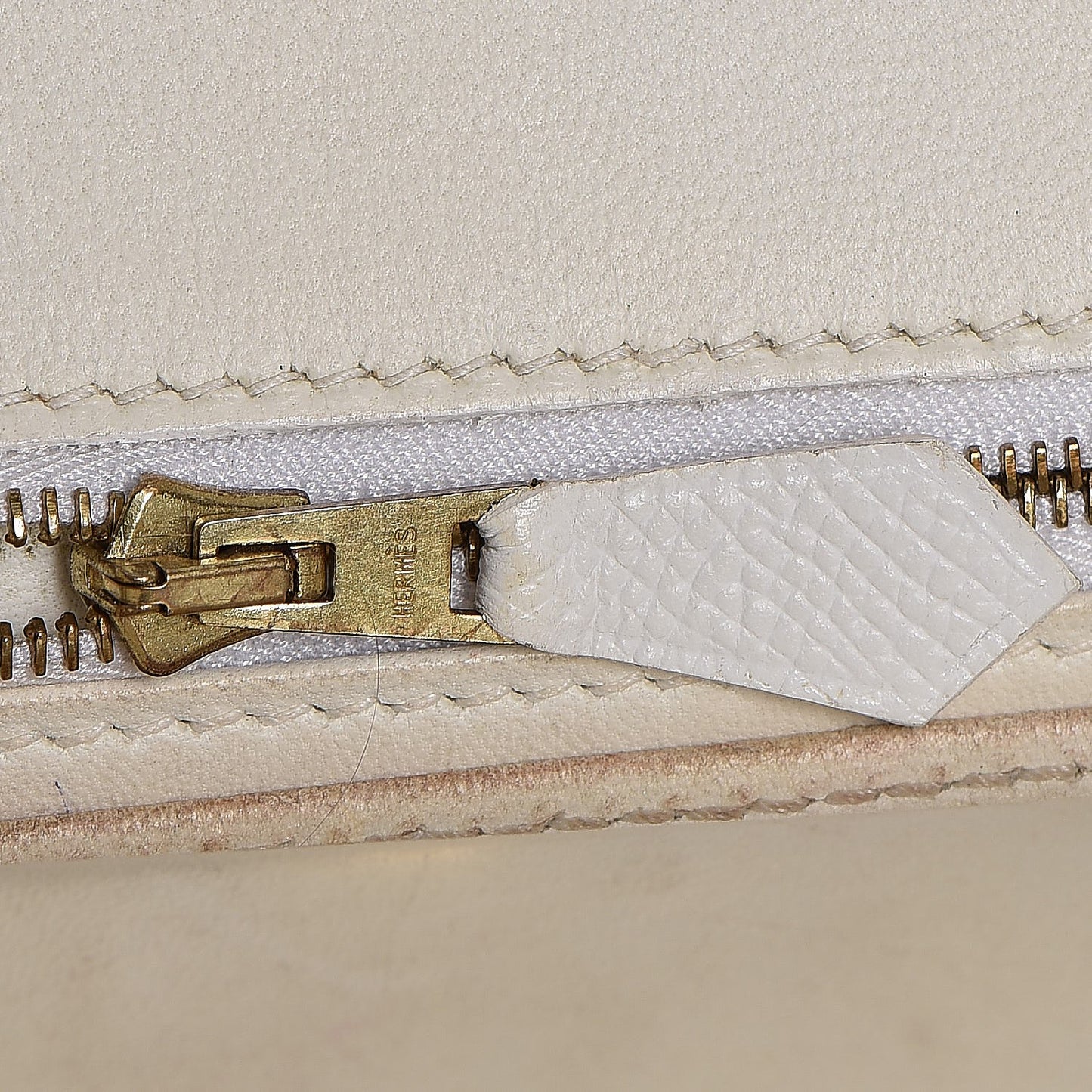 Epsom Birkin 30 White
