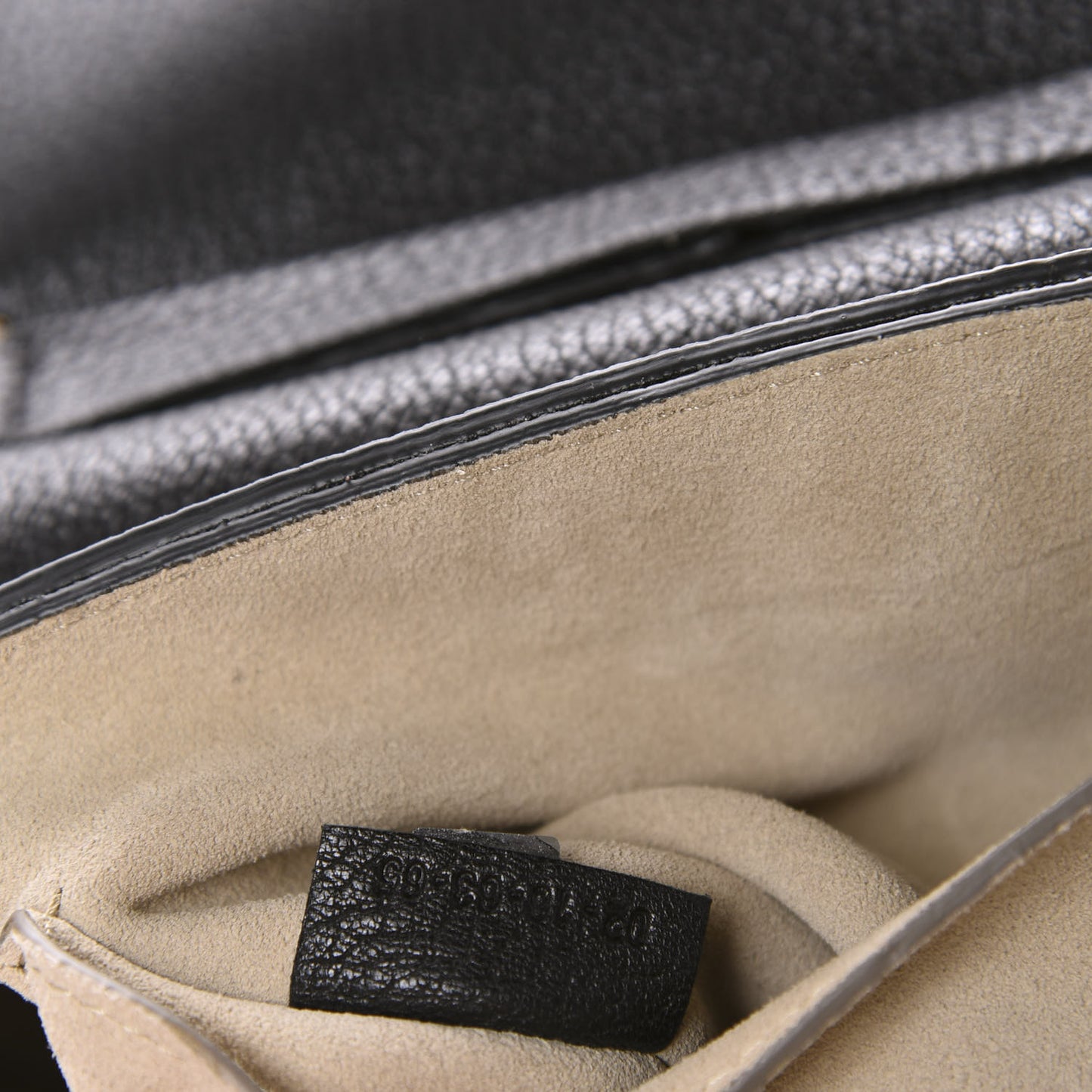 Grained Lambskin Drew Shoulder Bag Black