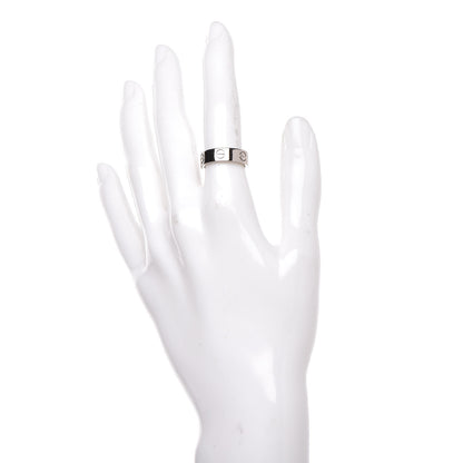 Cartier 18K White Gold 5.5mm LOVE Ring 50 5.25 2 of 4