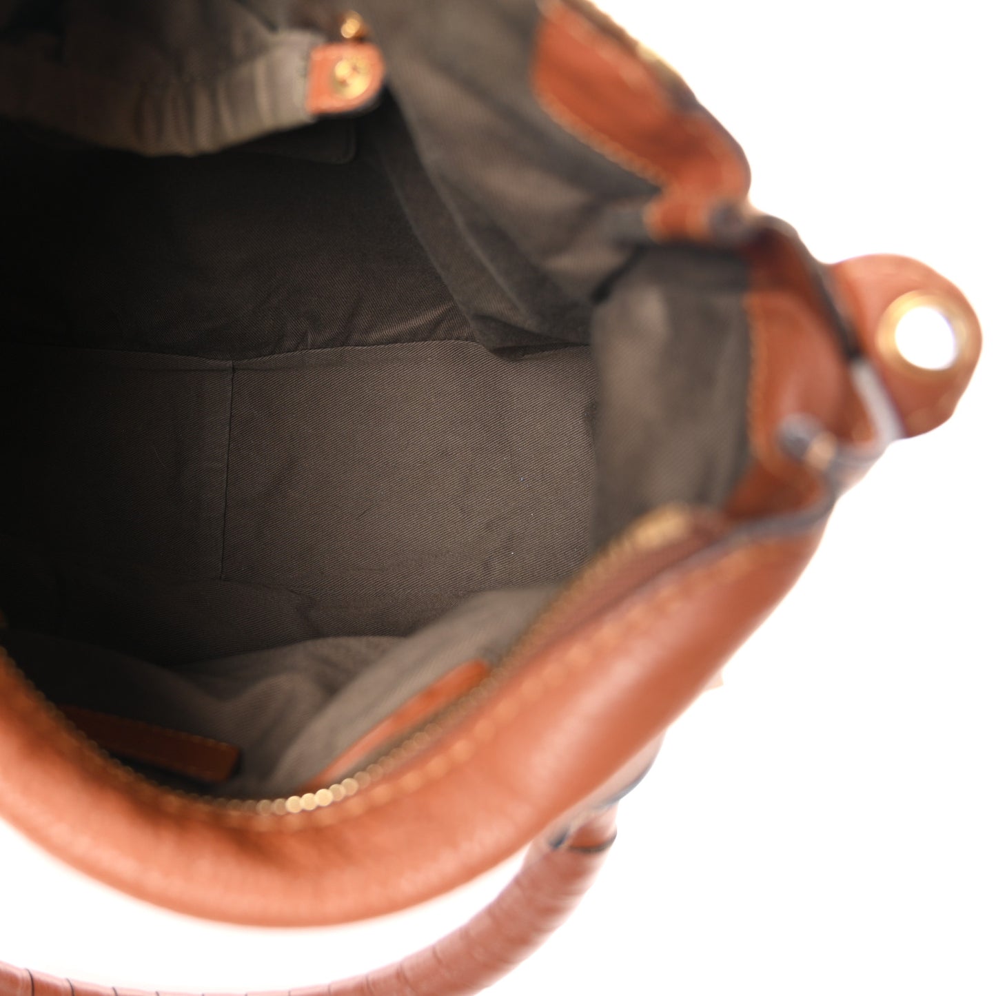 Calfskin Medium Marcie Satchel Tan