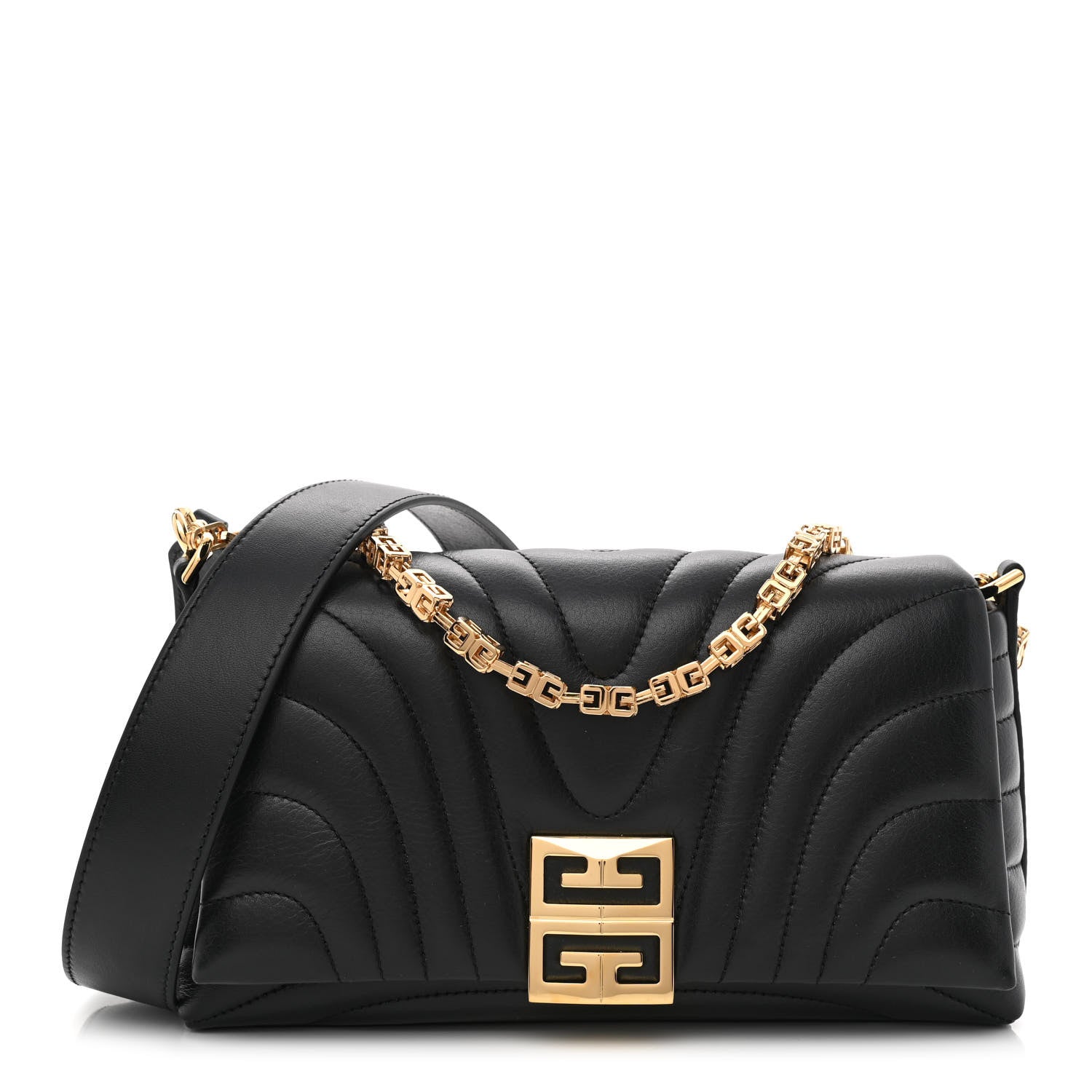 Givenchy Calfskin Quilted Small 4G Shoulder Bag Black 1 of 10