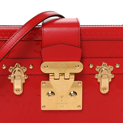 Louis Vuitton Vernis Petite Malle Red 7 of 9