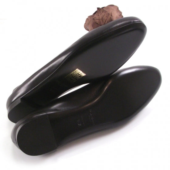 Saint Laurent Leather Rose Flats 5 of 9