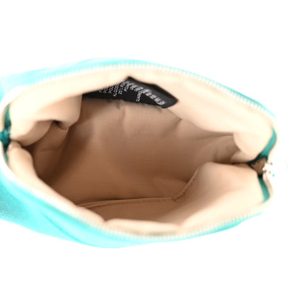 Hermes Cotton Canvas Mini Bolide Travel Cosmetic Pouch Vert Verone 5 of 11