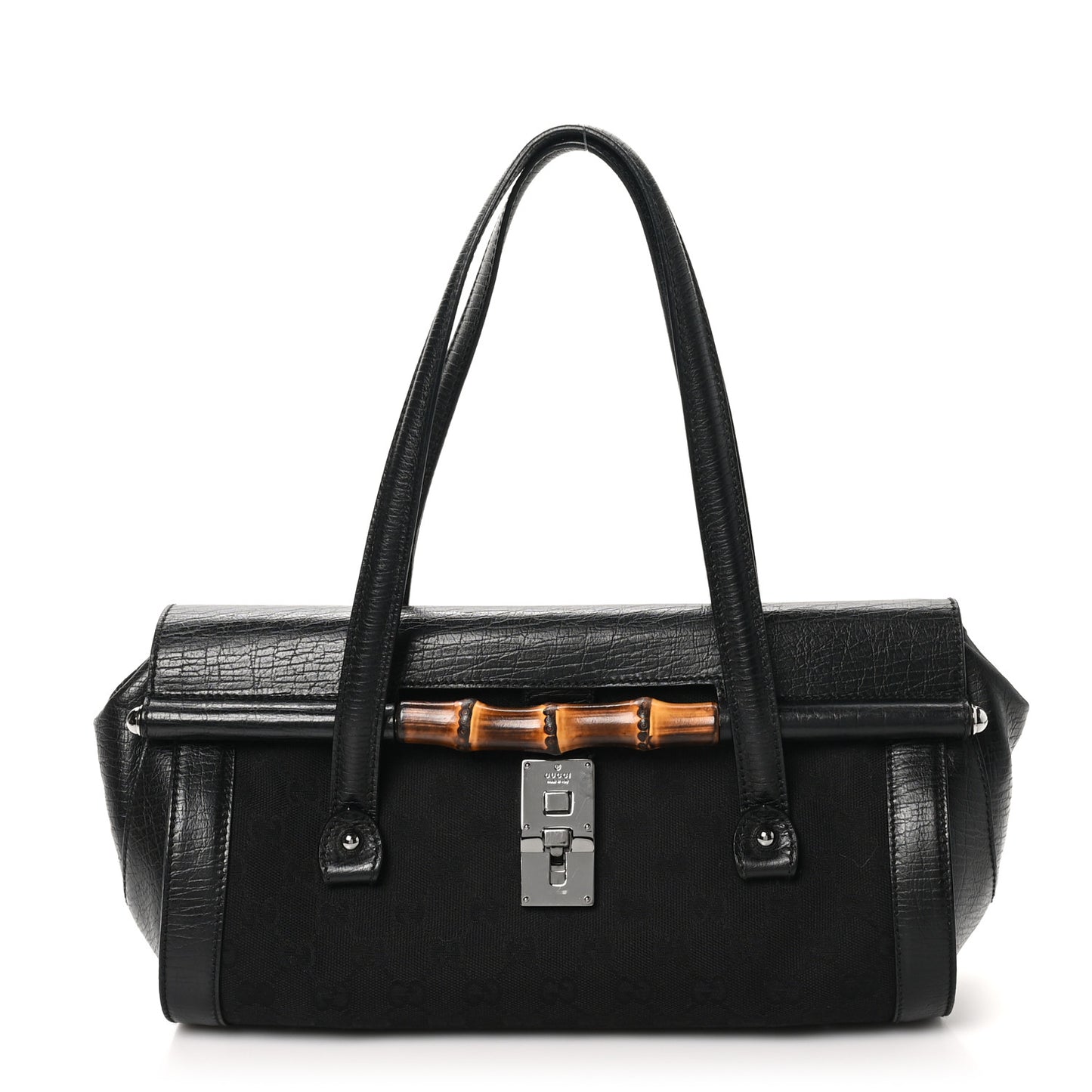Monogram Bamboo Bullet Bag Black
